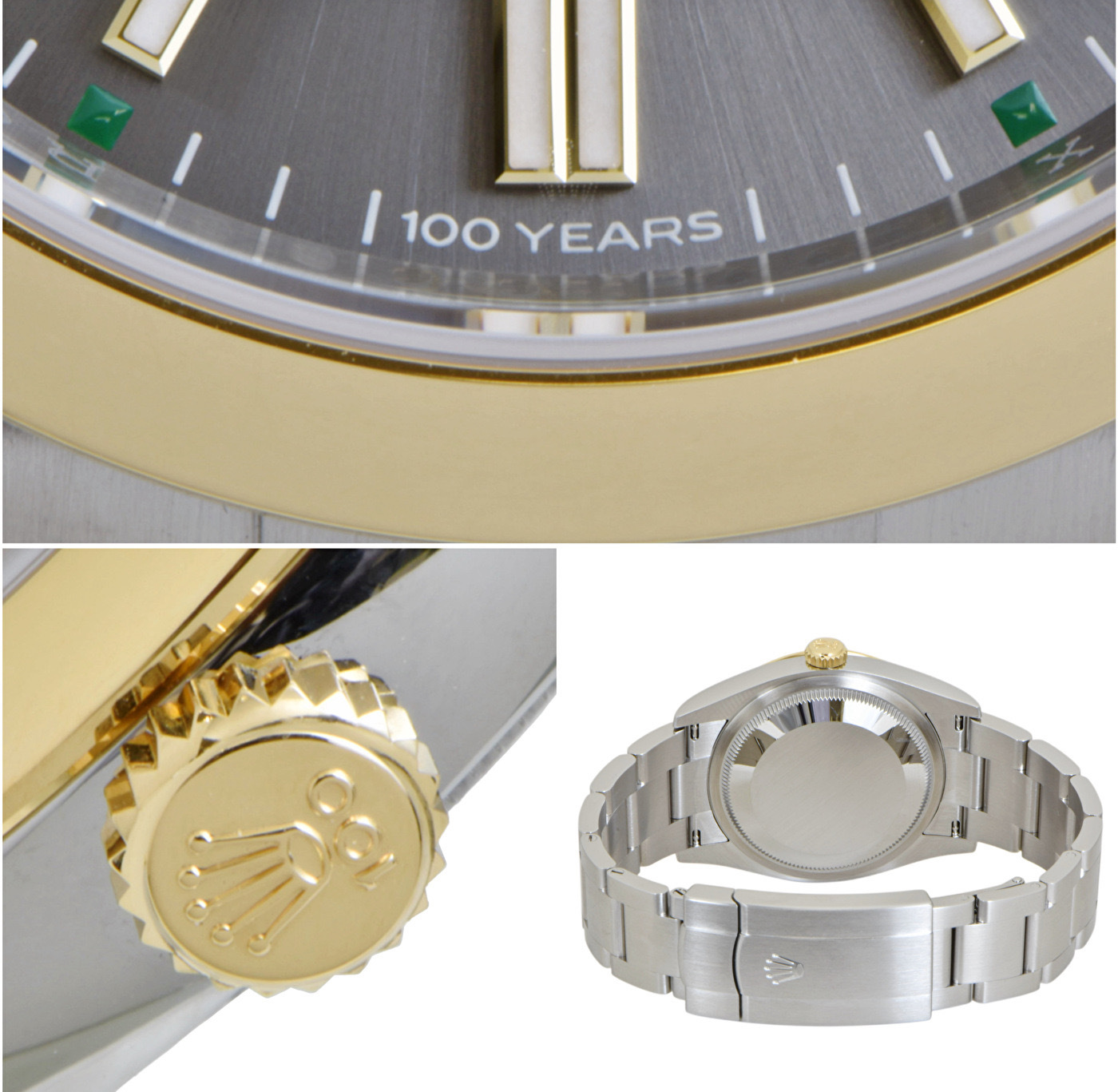 新品 ロレックス オイスターパーペチュアル36 スチール/イエロー