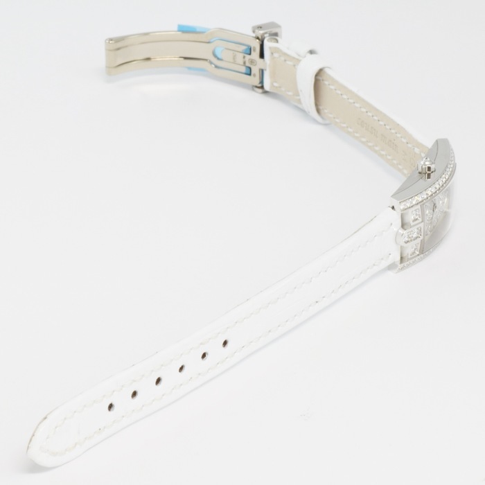 ハリーウィンストン アヴェニュー時計ベルト ホワイト ハリー