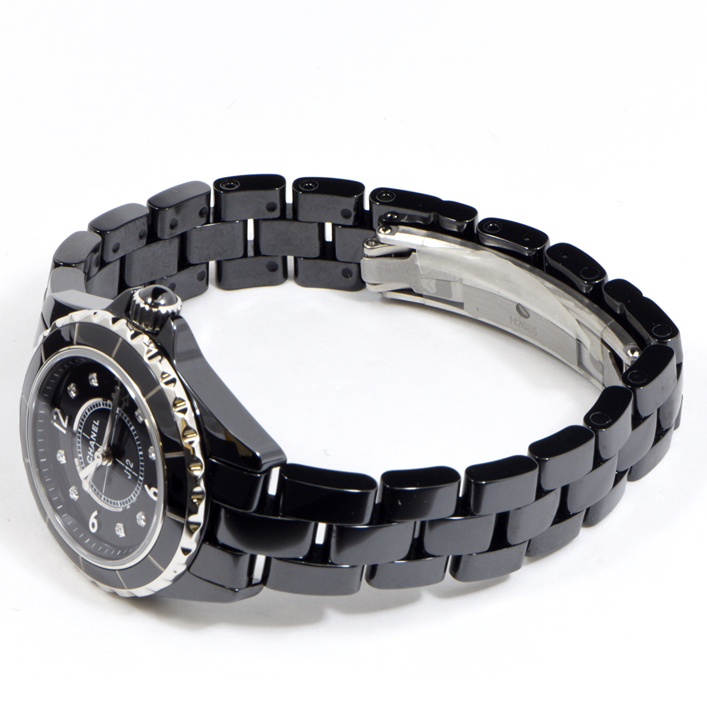 新品 シャネル J12 ブラック セラミック 8ポイントダイヤ 29mm | 商品一覧 | 時計・宝飾 バアゼル宝石