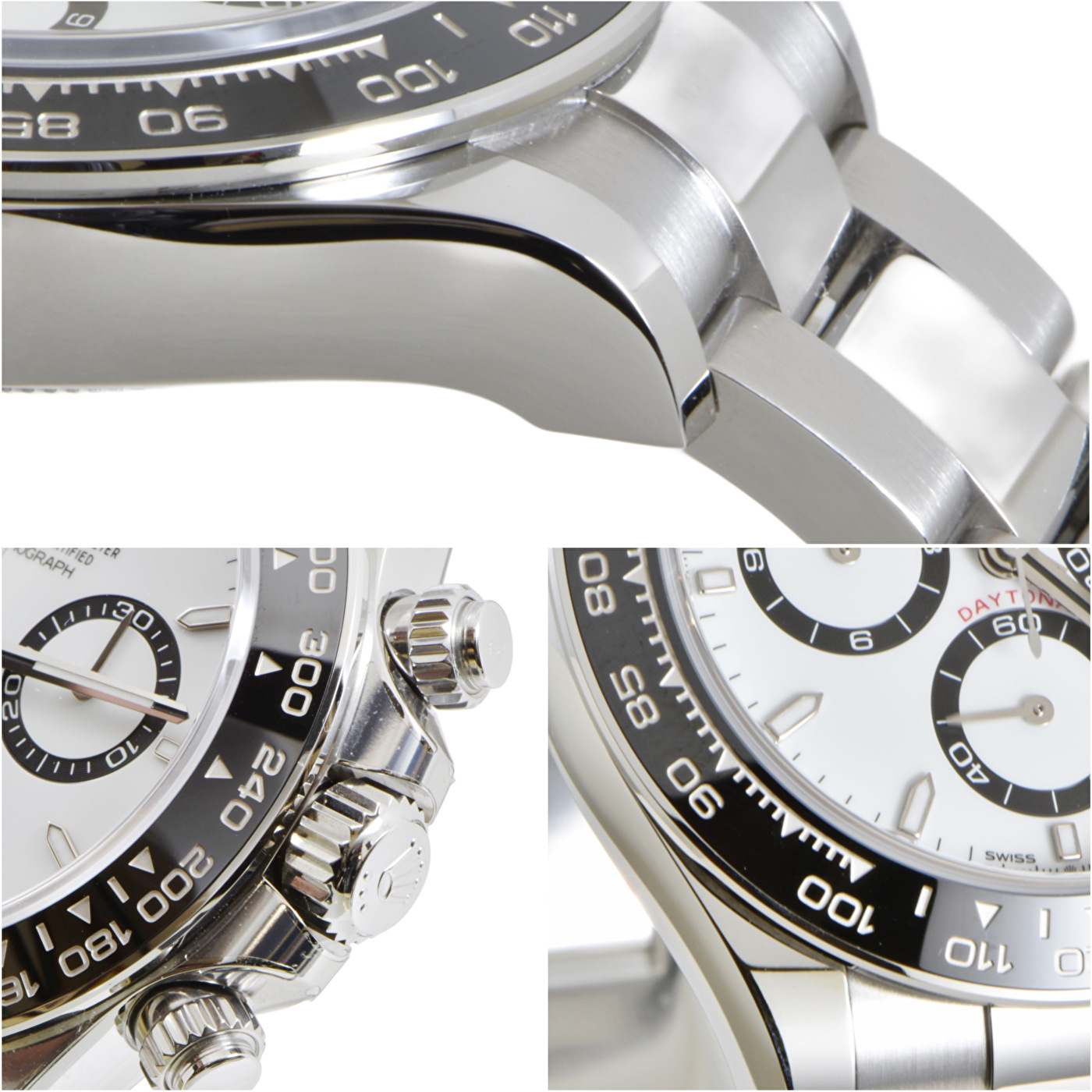 新品 ロレックス コスモグラフ デイトナ スチール/セラミック ホワイト