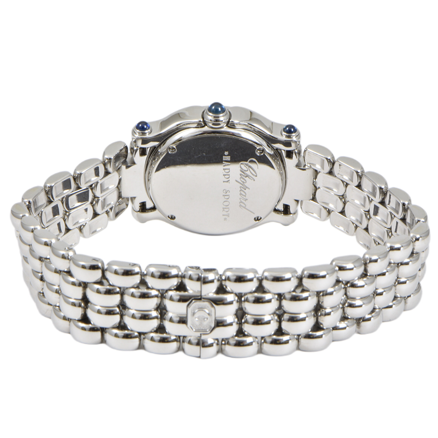 中古 ショパール ハッピースポーツ レディース ピンクマザーオブパール