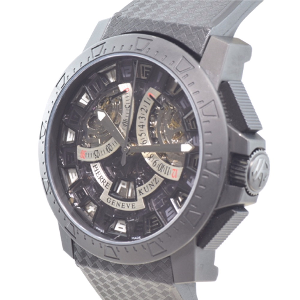 中古 ピエールクンツ スポーツ クロノグラフ PVD【世界250本限定