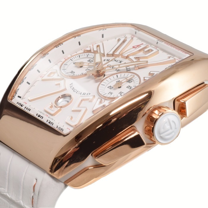 新品 フランクミュラー ヴァンガード45 クロノグラフ ローズゴールド