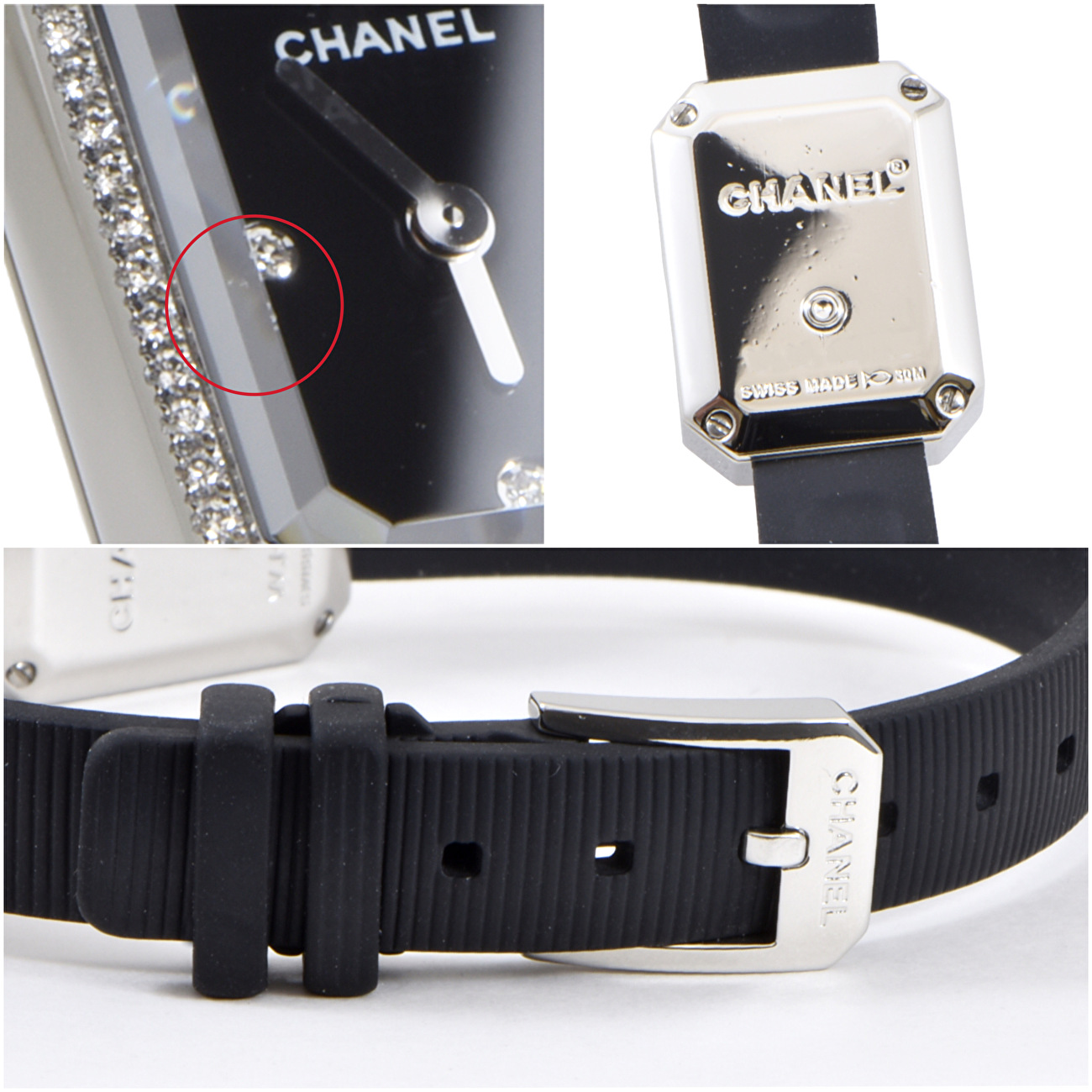 極美品❤️CHANELシャネル  プルミエール　ダイヤベゼル　ラバーベルト　❤️ 中古 シャネル プルミエール ダイヤ巻き ラバーストラップ | 商品一覧