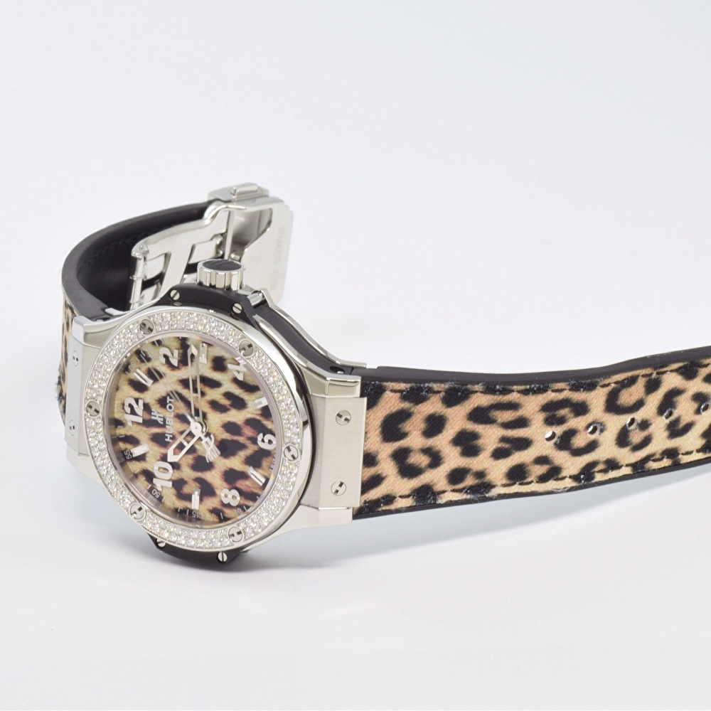 HUBLOT ウブロ ビッグバン スノー レオパード ベゼル