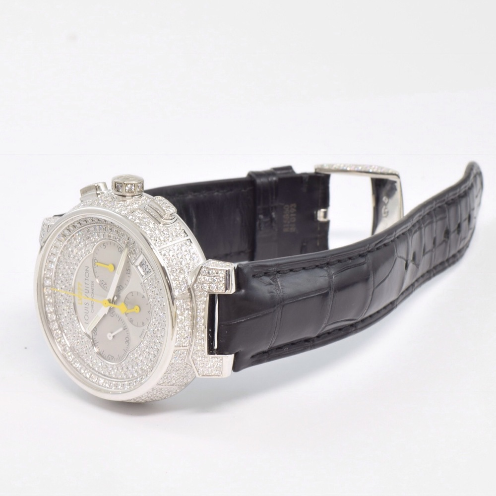 中古 ルイヴィトン タンブール クロノグラフ LV277