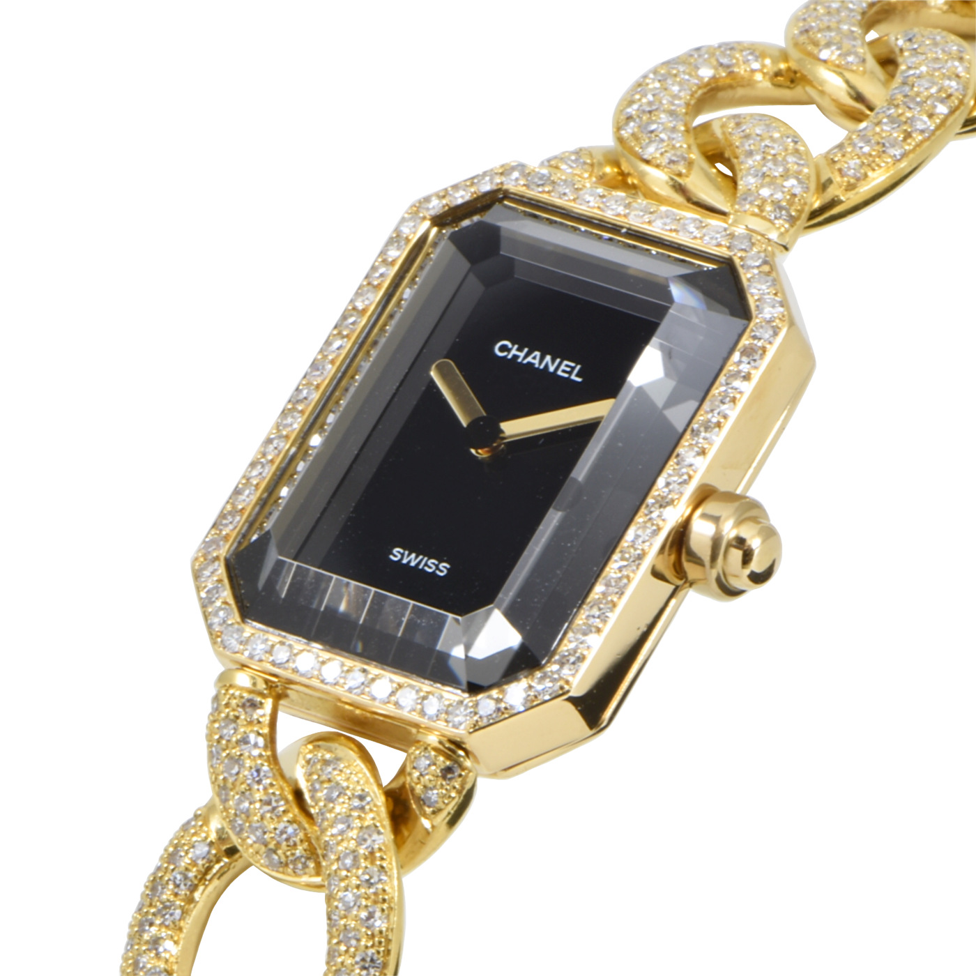 シャネル　プルミエール　ダイヤ　【美品】 CHANEL - 美品✨シャネル プルミエール 時計 Lサイズ ゴールドの