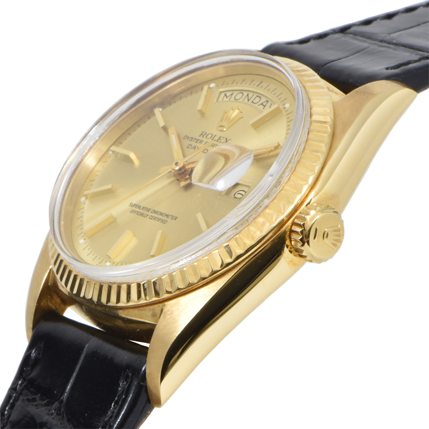ROLEX ロレックス デイデイト 純正 レザーベルト アリゲーター