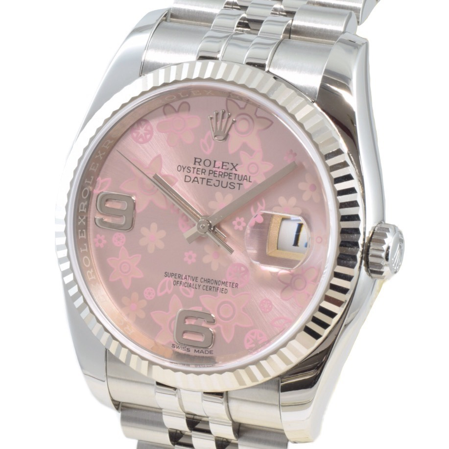 中古 ロレックス デイトジャスト36 ピンクフラワー | 商品一覧 | 時計