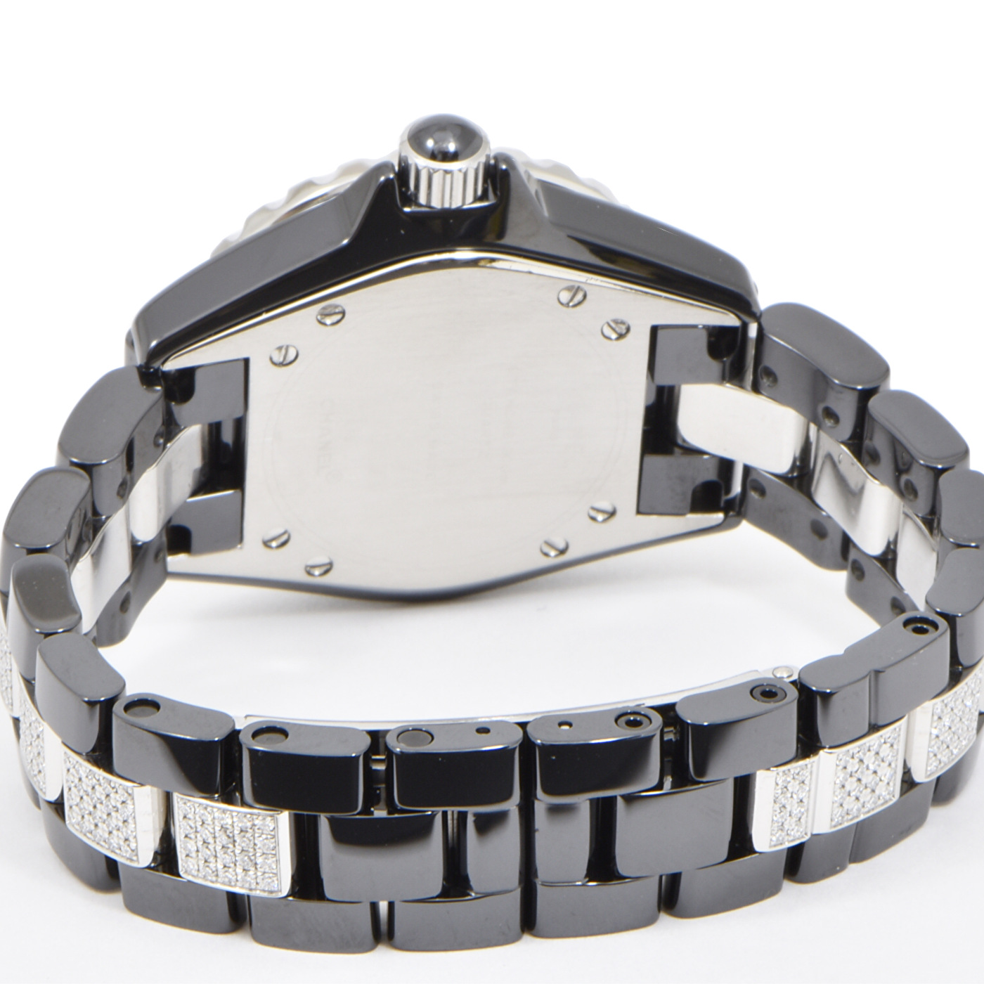 シャネル★ シャネル CHANEL J12 H3108 ブラック セラミック SS